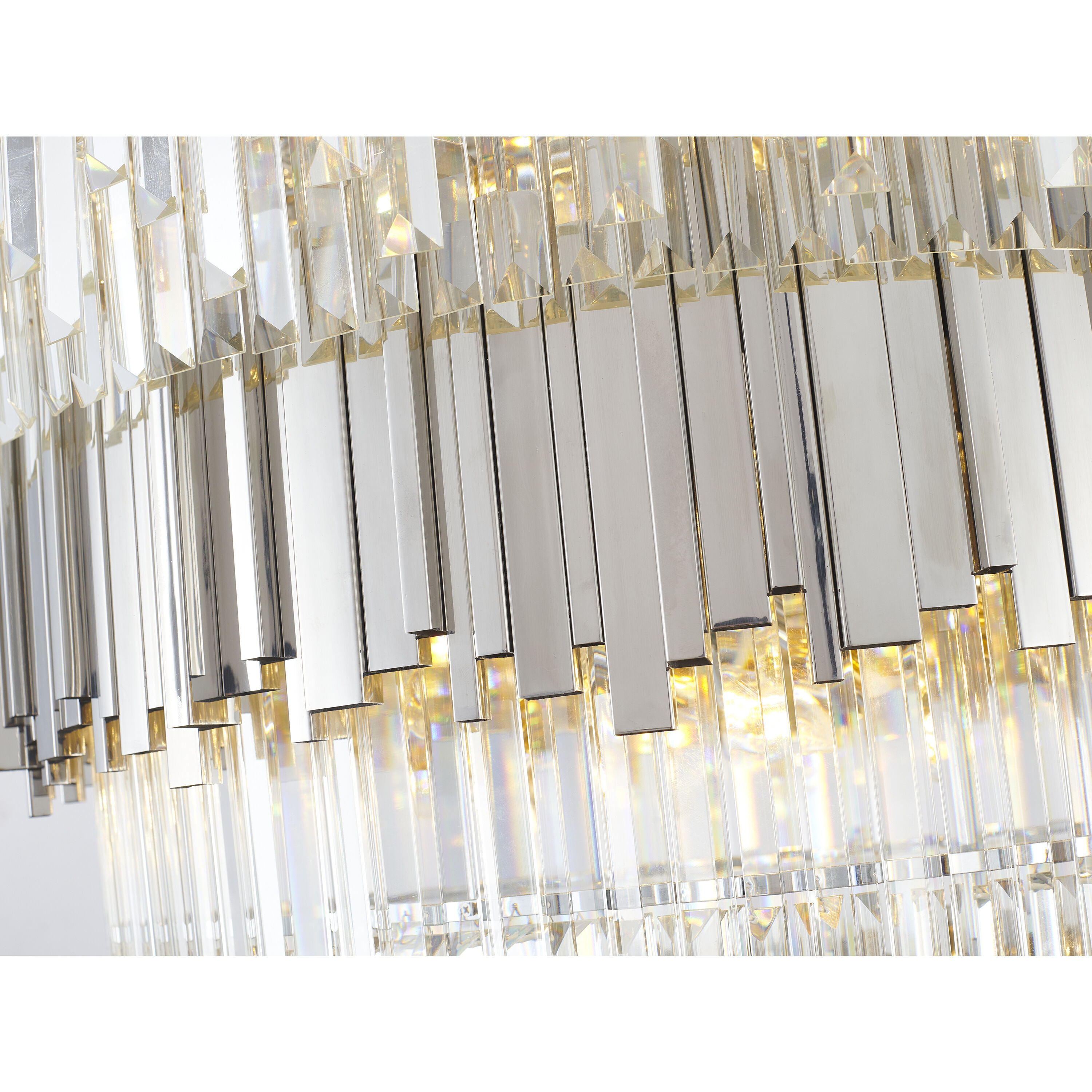 Canada 60 Light 43.4 inch Chrome Chandelier Ceiling Light